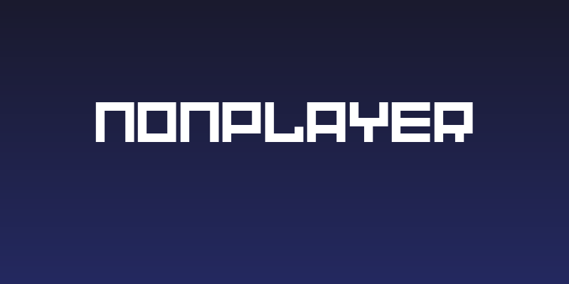 NONPLAYER Social Header