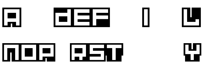 NONPLAYER Font LOWERCASE