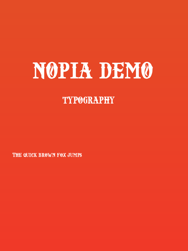 NOPIA DEMO Poster
