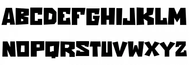 NORDIC LIGHT Schriftart Groß