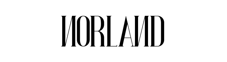 NORLAND  フリーフォントのダウンロード