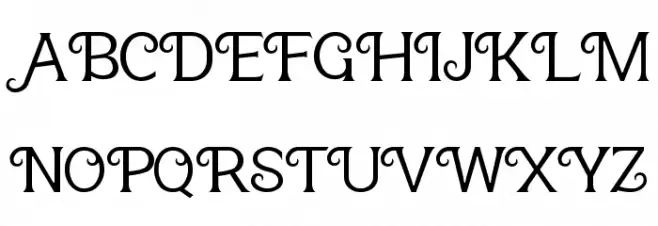 NORTH FOREST Schriftart Groß