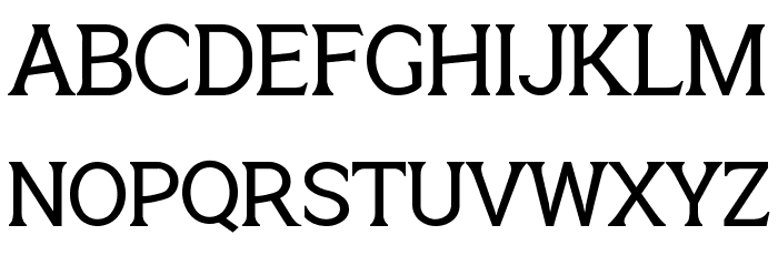 NORTH FOREST Font LOWERCASE