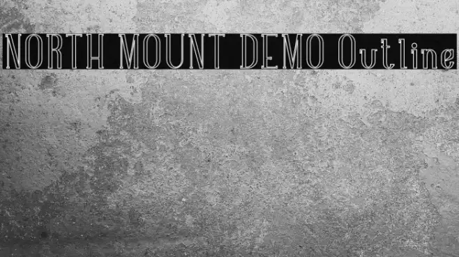NORTH MOUNT DEMO Outline Example 3
