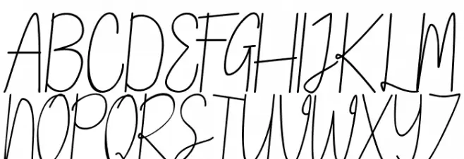 NORTH MOUNT DEMO Script Font OTHER CHARS