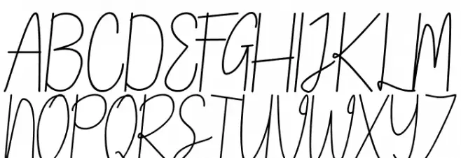 NORTH MOUNT Script Schriftart Groß