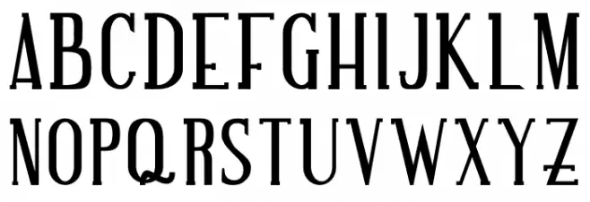 NORTH MOUNT Schriftart Groß