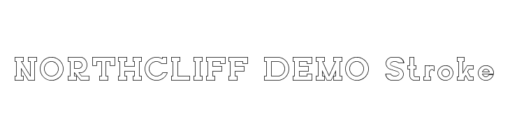 NORTHCLIFF DEMO Stroke  Descarca Fonturi Gratis