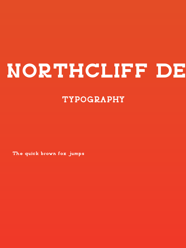NORTHCLIFF DEMO Poster