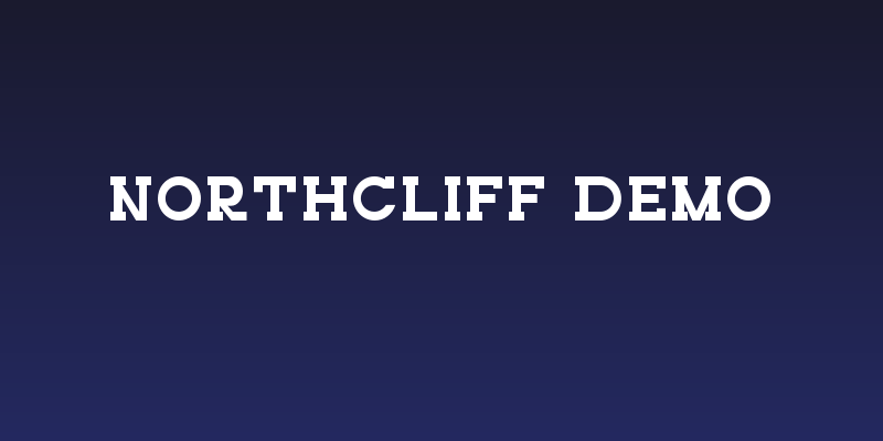 NORTHCLIFF DEMO Social Header