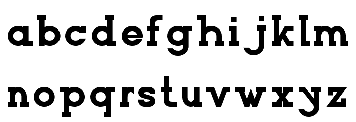NORTHCLIFF DEMO Font LOWERCASE