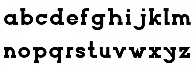 NORTHCLIFF DEMO フォント 小文字
