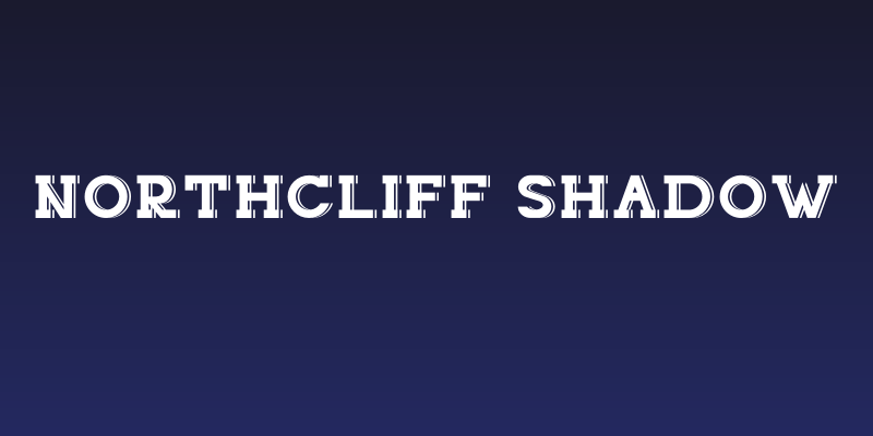 NORTHCLIFF Shadow Social Header