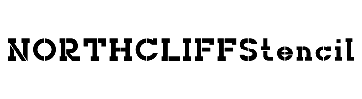 NORTHCLIFF Stencil  Frei Schriftart Herunterladen