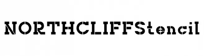 NORTHCLIFF Stencil  Frei Schriftart Herunterladen