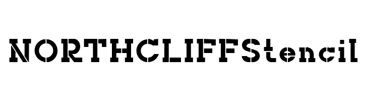NORTHCLIFF Stencil  لخطوط تنزيل