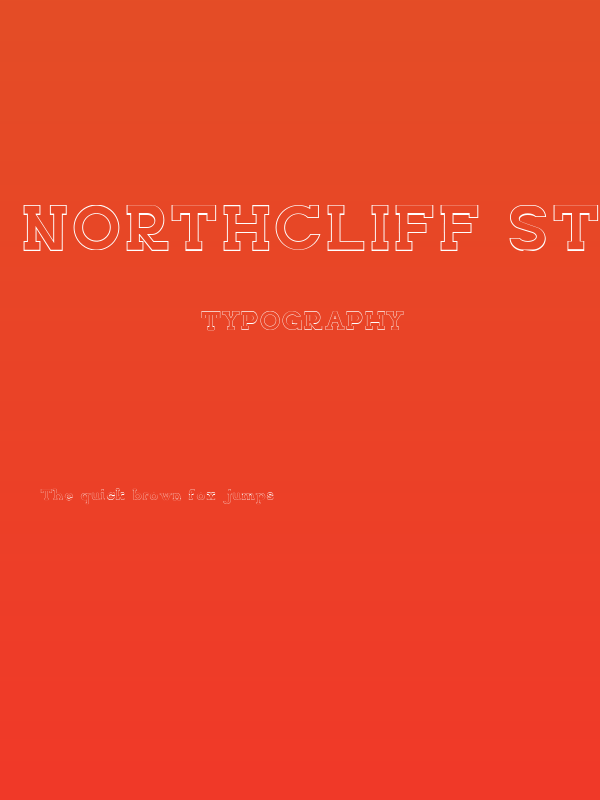 NORTHCLIFF Stroke Poster