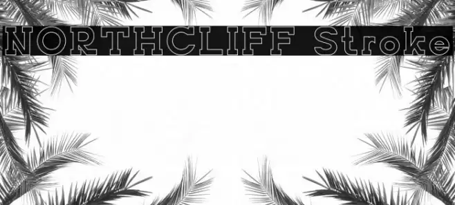 NORTHCLIFF Stroke Font examples