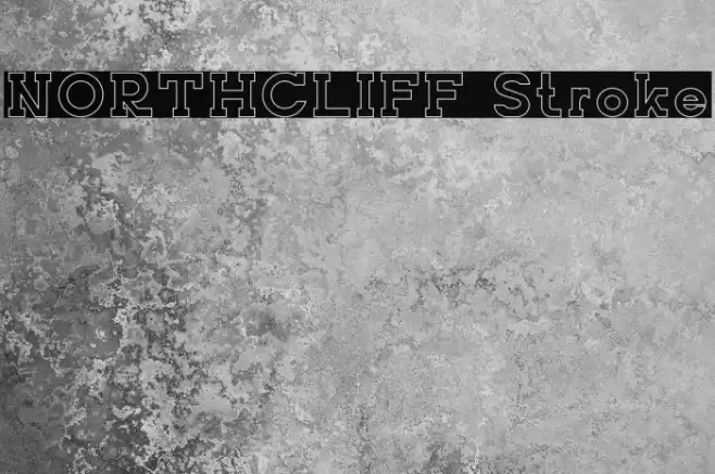 NORTHCLIFF Stroke Font examples