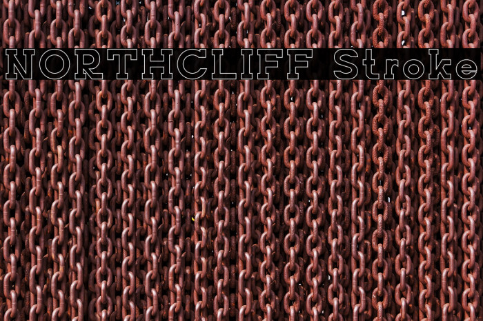 NORTHCLIFF Stroke Font examples