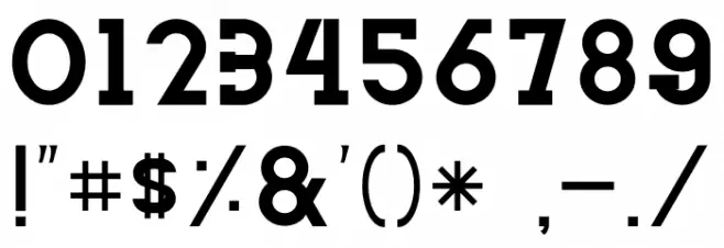 NORTHCLIFF Font OTHER CHARS