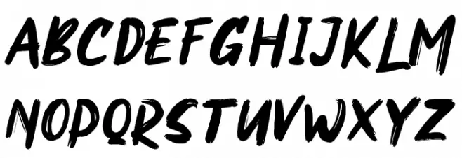NORTHEN Font Litere mari