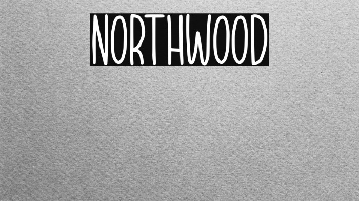 NORTHWOOD Example 1