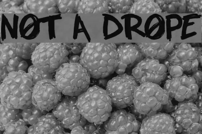 NOT A DROPE Example 3