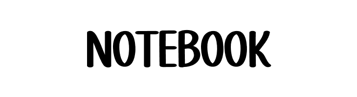 NOTE BOOK  免费字体下载