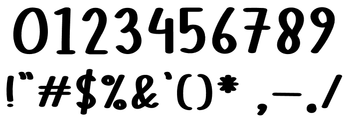 NOTE BOOK Font OTHER CHARS