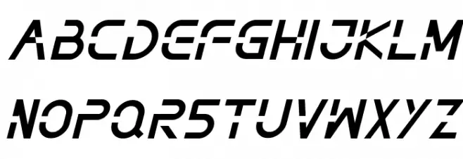 NOTHAN DEMO Italic Caratteri MINUSCOLO