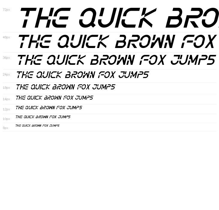 NOTHAN DEMO Italic Waterfall