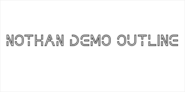 NOTHAN DEMO Outline Logo