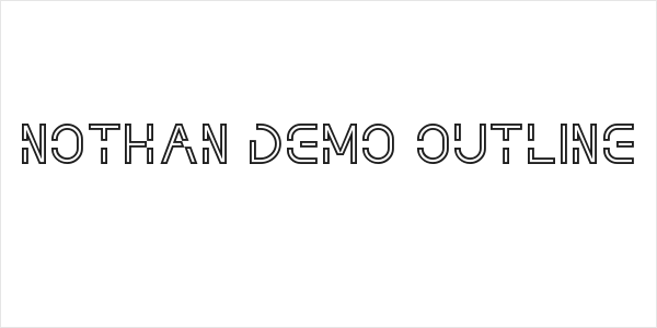 NOTHAN DEMO Outline Logo
