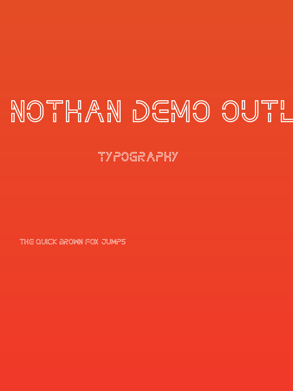 NOTHAN DEMO Outline Poster