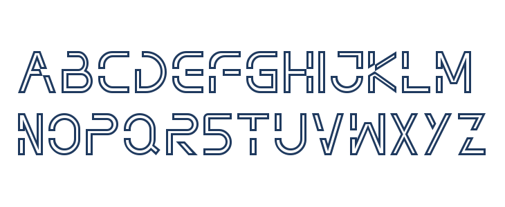 NOTHAN DEMO Outline Lowercase