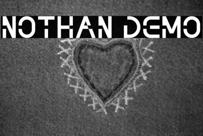 NOTHAN DEMO Font examples
