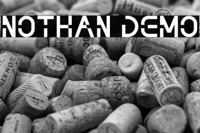 NOTHAN DEMO Font examples