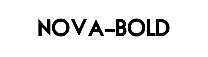 NOVA-BOLD Font