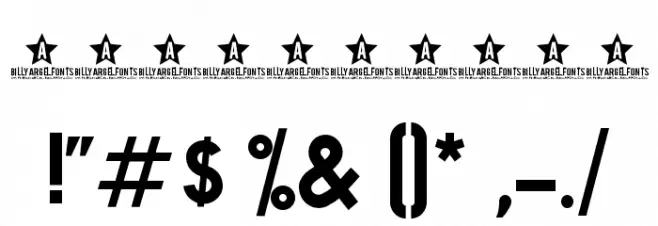 NOVA-BOLD Font OTHER CHARS