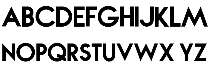 NOVA-BOLD Font LOWERCASE