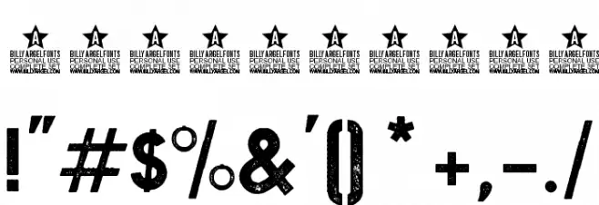 NOVASTAMP-Bold Font OTHER CHARS