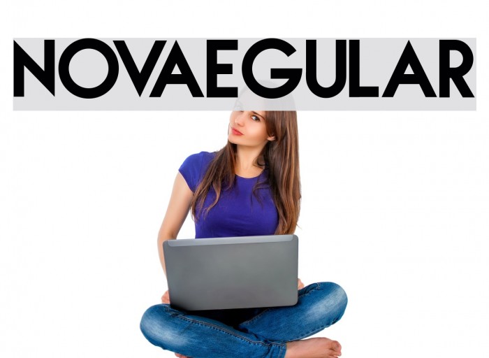 NOVAegular Font examples