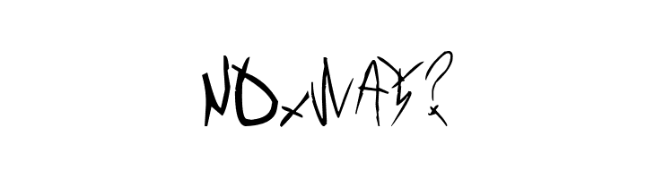 NOxWAY?  font caratteri gratis