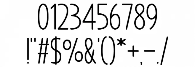 No Added Sugar Font OTHER CHARS