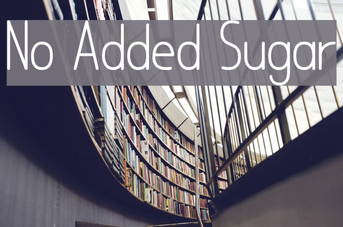 No Added Sugar Example 1