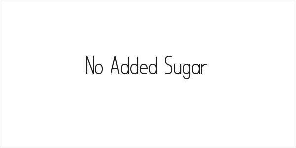 No Added Sugar Logo