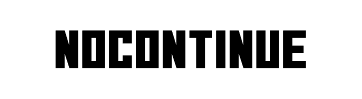 No Continue  Free Fonts Download