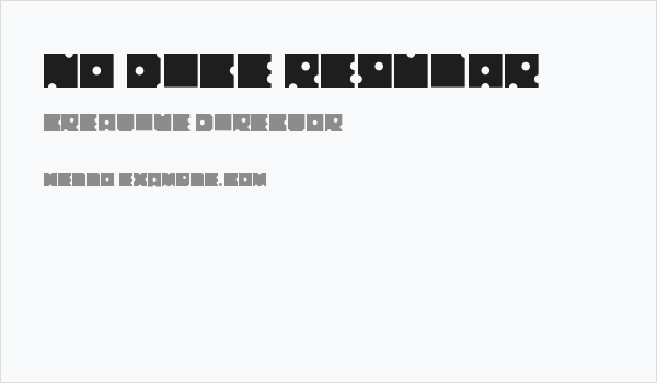 No Dice Regular Business Card