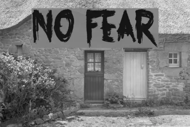 No Fear Font examples